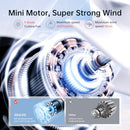 JISULIFE Turbo Hand Fan - 2024 Ultra Power Pocket Fan, Unique Sleek Design - Like New
