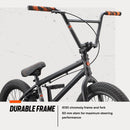 Mongoose Legion Freestyle BMX Bike, Steel Frame, 20 Inch Wheels - BLACK/ORANGE - Like New