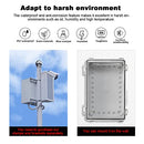 Large Waterproof Electrical Enclosure Box ip67 Outdoor Project Box - Clear Cover - Brand New