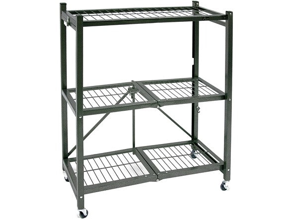 ORIGAMI RR3W 3-TIER FOLDABLE METAL SHELF - BLACK - Like New