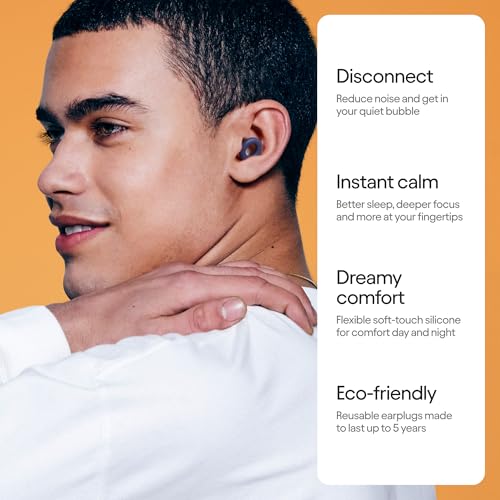Loop Quiet 2 Ear Plugs , Reusable, Noise-Reducing Earplugs, 24dB , Denim Dream - Brand New