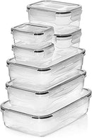 Homemaid Living Premium Airtight Storage Containers Easy Lock Lid Set of 7 - Like New