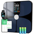 E-SHIDAI MULTI FUNCTIONAL INTELLIGENT DIGITAL BODY FAT SCALE - BLACK - Like New