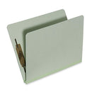 SKILCRAFT ABILITYONE FILE FOLDER PRESSBOARD LETTER LT. GREEN 7530-01-556-7913 - Like New