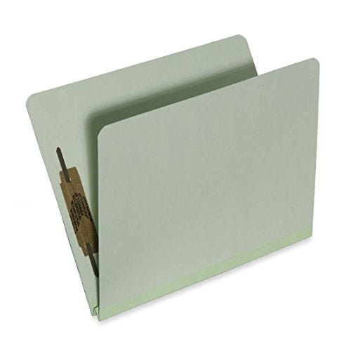 SKILCRAFT ABILITYONE FILE FOLDER PRESSBOARD LETTER LT. GREEN 7530-01-556-7913 - Like New