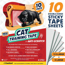 PANTHER ARMOR CAT TRAINING TAPE, 5XL & 5L DOUBLE-SIDED STICKY TAPE SHEETS - Like New