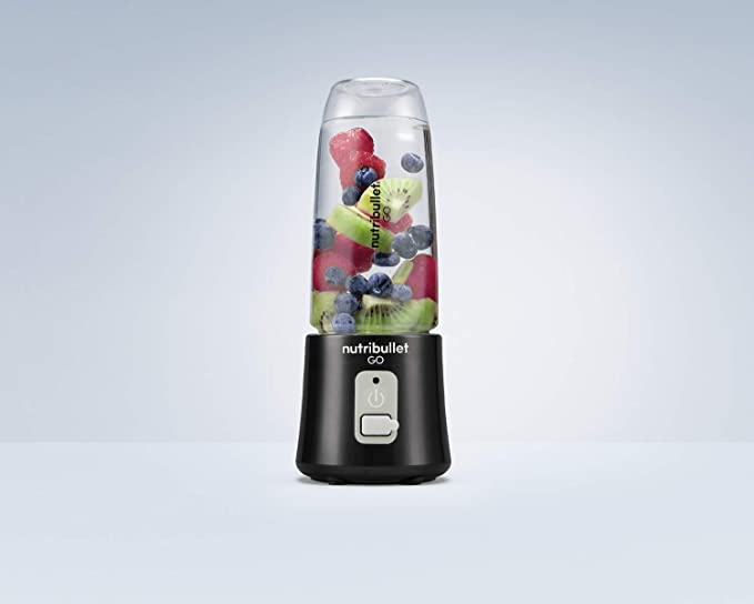 Nutribullet GO Portable Blender Shakes Smoothies 13 Oz 70 Watts NB50300 - Black - Like New