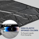 ZOMOFEW CHEMAT CONTAINMENT MAT, NON-SLIP GARAGE FLOOR MAT, 7'9" X 16' - BLACK - Like New