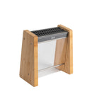 KUHN RIKON ICED BAMBOO KNIFE BLOCK MD-26751 - Natural - Like New