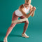 ALL IN MOTION FABRIC ROUND HIP BAND SET - CREAM, BLUE, ORANGE - Like New