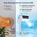 YLKF PORTABLE SMALL AIR CONDITIONER - WHITE - Like New
