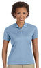 DEVON & JONES WOMENS PIMA-TECH JET PIQUÉ POLO - SIZE: WOMEN L - SLATE BLUE - Like New