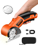 LKCTB ELECTRIC CARDBOARD CUTTER SCISSORS LED LIGHT 2600MAH LIGHT ORANGE - Like New