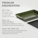 Made In Cookware 17" Grill Prep Tray Serving Tray Waste No More - Brand New