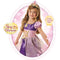 DISNEY PRINCESS RAPUNZEL SING & SHIMMER MUSICAL DRESS COSTUME ONE SIZE - PURPLE - Like New