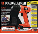 BLACK+DECKER 20V Max Cordless Drill Driver with 30 pcs Accessories LD120VA - Brand New