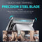KIKIDO 2IN1 ADJUSTABLE CORDLESS HAIR CUTTING MACHINE FULL METAL 241212 - SILVER - Like New