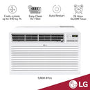 LG 10,000 BTU 115V ELECTRONIC THRU THE WALL AC W/REMOTE - WHITE - Like New
