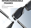 ANKER SOUNDCORE LANDMARK AUDIO SMART GLASSES POLARIZED SPEAKERS 2 MICS - BLACK - Like New