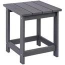 LZRS ADIRONDACK OUTDOOR SIDE TABLE V-SQUARETABLE-GR - GRAY - Like New