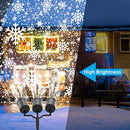 GUSODOR CHRISTMAS PROJECTOR LIGHTS OUTDOOR - UPGRADED 3-HEAD - BLACK - Like New