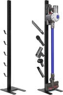 BRIGHTSHOW VACUUM STAND STABLE METAL STORAGE BRACKET HOLDER CLEANERS - BLACK - Like New