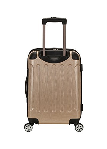 ROCKLAND LONDON HARDSIDE EXPANDABLE LUGGAGE SPINNER WHEELS 28-24-20-INCH - BIEGE - Like New
