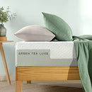 ZINUS 10 INCH GREEN TEA LUXE MEMORY FOAM MATTRESS QUEEN PRESSURE RELIEVING - Brand New