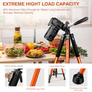 VICTIV TRIPOD FOR CAMERA 72" TALL CAMERA TRIPOD WITH REMOTE TRIPOD - ORANGE - Like New