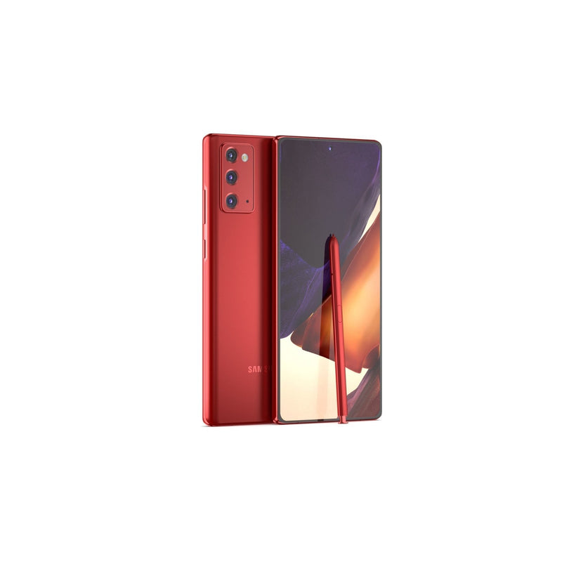 SAMSUNG GALAXY NOTE 20 5G DUOS 128GB UNLOCKED SM-N981U1 - MYSTIC RED - Like New