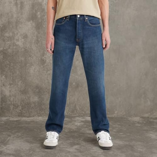LEVI'S MEN 501 ORIGINAL FIT JEANS SIZE 33W X 32L - 10FT OVER HEAD - Brand New
