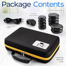 SereneLife Massage Stone Heating Bag Set - Electric Spa Portable, Black - Like New