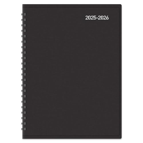 OFFICE DEPOT 2025-2026 OFFICE DEPOT 18-MONTH ACADEMIC PLANNER 6" X 8" - BLACK - Brand New