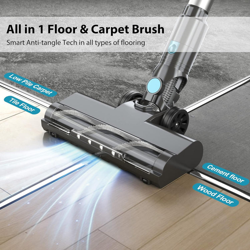 PRETTYCARE P1 Pro Cordless Vacuum Cleaner with Brushless Motor - Scratch & Dent