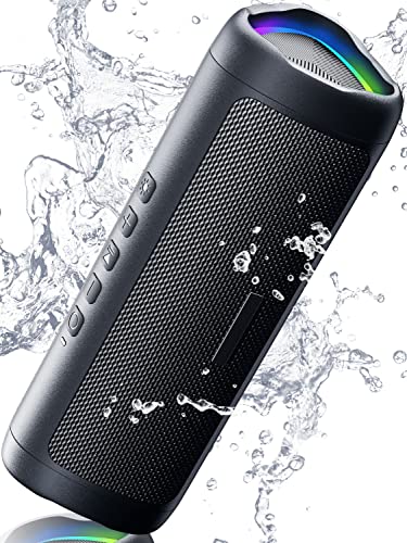 BOLABUTTY LUETOOTH SPEAKER WITH HD SOUND WIRELESS IPX5 WATERPROOF (BLACK) - Brand New