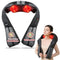 ELOMOL Neck Shoulder Massager with Heat CORDLESS BACK AND NECK MASSAGE - BLACK - Like New