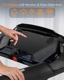 Sporty&Fit 4.0 HP Folding Treadmills [0.6-8.7 MPH] [Max 400LBS] T4203 - Black - Like New