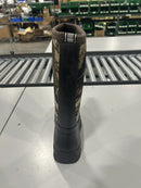 HISEA MENS WATERPROOF NEOPRENE RAIN BOOT - SIZE: MEN 8 - CAMO/BLACK/BROWN - Like New