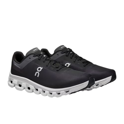 ON CLOUDFLOW 4 WOMEN'S - SIZE 9 - BLACK/WHITE - Like New