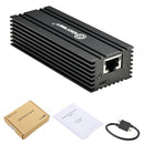 IO CREST USB 4.0 Type-C 10G Ethernet Adapter RJ45 Port - BLACK - Like New