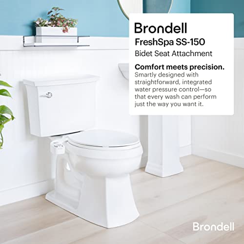 BRONDELL FRESHSPA THINLINE PRECISION ESSENTIAL BIDET ATTACHMENT - WHITE - Like New