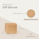 Boxes Craftory Pack of 10 Gift Boxes with Lids & String Handles, 3 Pack - Havana - Brand New