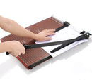 COOCHEER A3 Professional Paper Cutter, Handle Length: 550 Mm - Black/Brown - Like New