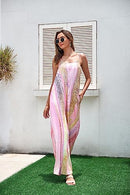 FKEEP WOMEN'S LOOSE V NECK SLEEVELESS JUMPSUITS ROMPER 2XL C-GOLDEN - Brand New