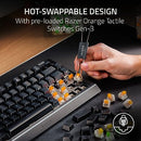 RAZER BLACKWIDOW V4 MINI HYPERSPEED WIRELESS HOT SWAPPABLE 65% KEYBOARD BLACK - Like New