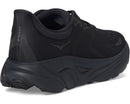 HOKA MENS ARAHI 8 - SIZE: MEN 10.5 (AU/UK M10) (EU M44 2/3) - BLACK/BLACK - Like New