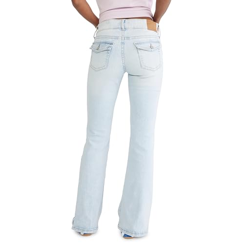 145424 AEROPOSTALE WOMEN'S LOW RISE FLARE JEAN SIZE: WOMEN 12 LIGHT WASH - Brand New