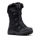 COLUMBIA WOMEN'S ICE MAIDEN II SNOW BOOT WOMEN 11 BLACK/COLUMBIA GREY - Like New