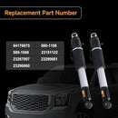 Rimoody 84176675 Rear Strut Shock Absorber Magnetic Control 2 PCS - B0D6BF6BWK - Brand New