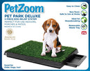 PetZoom Pet Park Deluxe 3-Piece Dog Relief System B007X36BSM - BLACK - Brand New